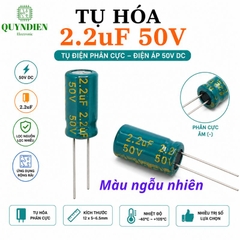 Tụ Hóa 50V 1uF 2.2uF 4.7uF 10uF 47uF