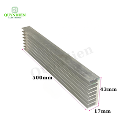 Nhôm Tản Nhiệt 8 Cánh dài 50cm 500x43x17mm
