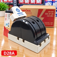Cầu Dao Đảo 3 Pha 3P 600V Đế Sứ SOPOKA