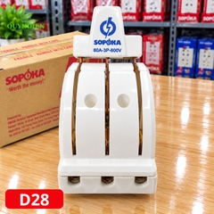 Cầu Dao Đảo 3 Pha 3P 600V Đế Sứ SOPOKA