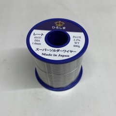 Chì hàn Thiếc hàn Japan Nhật Bản - Hirosima nhẹ lửa Size 1.0m Cuồn 800g (cả lô nhựa)