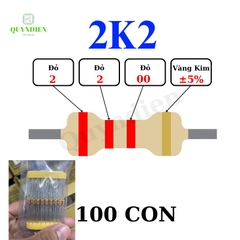 Điện trở Đài Loan 1/4W - 2K2