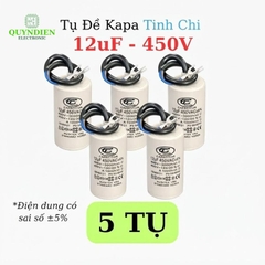 Tụ Đề Máy Bơm Nước 12uF 450VAC Tinh Chi
