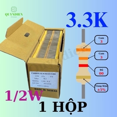 Điện trở Đài Loan 1/2W - 3K3