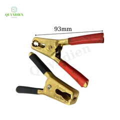Kẹp ắc quy Acquy 100A Đồng Nguyên Chất (Đỏ + Đen), 93mm, Lò Xo Cực Kì Khỏe.