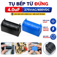 Tụ Bếp Từ 4uF - 400V Loại Đứng