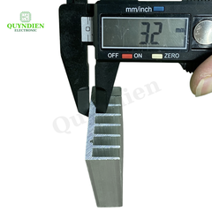 Nhôm tản nhiệt 170x43x17mm 8 cánh