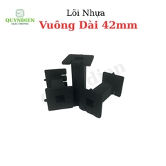 Lõi Nhựa Vuông Dài 42mm Quấn Cuộn Cảm Phân Tần Loa - Màu Đen