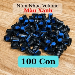 Núm Nhựa Volume Màu Xanh Thân Đen