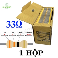 Điện trở Đài Loan 1/4W - 33R