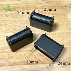 Tụ Bếp Từ 4uF 275VAC 400VDC Màu Xanh Loại Đứng