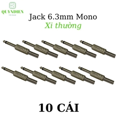 Jack 6.3mm Đực Mono Xi Thường