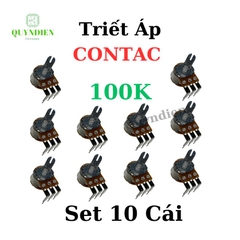 Biến trở Triết áp volum công tắc WH148 B100K