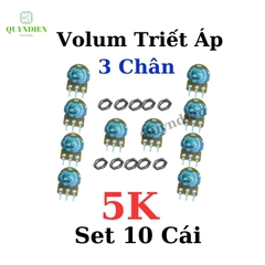 Volum biến trở Triết áp đơn WH148 B5K