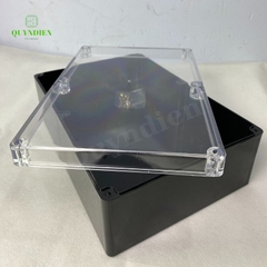 Hộp Nhựa Vy Anh 265x185x95mm Màu Đen Nắp Trong