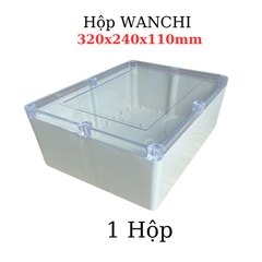 Hộp Nhựa ABS WANCHI 320x240x110mm Nắp Trong Màu Trắng