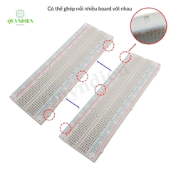 Đế Test Mạch Breadboard MB-102 830 Lỗ