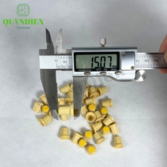 Núm Nhựa Volumn - Màu Vàng - Thân Vàng