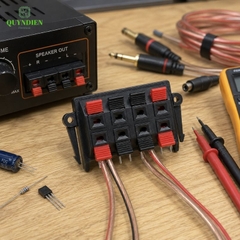 Trạm kẹp loa Trạm nhấn 8p Trạm amply