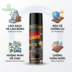 Xịt Đánh Bóng Da, Gỗ WAXCARE 3T - Thùng 12 Chai