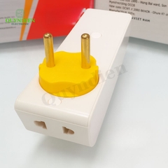 Đầu nối thông minh cổ xoay 5 cửa P25 trắng