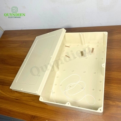 Hộp Nhựa ABS WANCHI 380x260x120mm Màu Trắng Nắp Đục