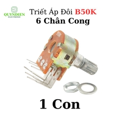 Triết Áp Đôi B50K 6 Chân Cong