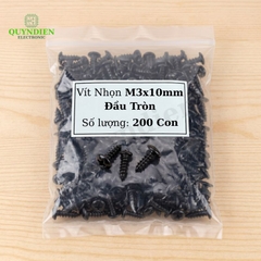 Ốc Vít Nhọn Đầu Tròn M3x10mm