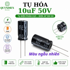Tụ Hóa 50V 1uF 2.2uF 4.7uF 10uF 47uF