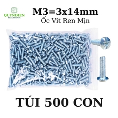 Ốc Vít Tán M3x14mm - Túi 100 Con