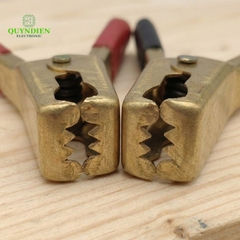 Kẹp Bình Ắc Quy 100A Đồng Nguyên Chất Đỏ Đen
