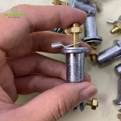 Cọc Chì M6 Đầu Cos – Cọc Cắm Ắc Quy Chì Axit, Đầu Nối Ren Đồng Chống Oxy Hóa