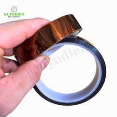 Băng dính màu Nâu chịu nhiệt 300℃ size 25mm