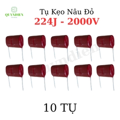Tụ kẹo nâu đỏ CBB81 224J-2000V