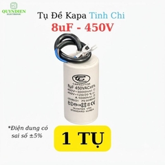 Tụ Đề Máy Bơm Nước 8uF 450VAC Tinh Chi