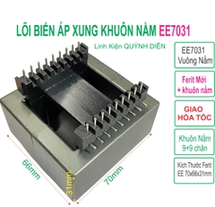 Lõi Biến Áp Xung EE70 Nằm (9+9) Chân