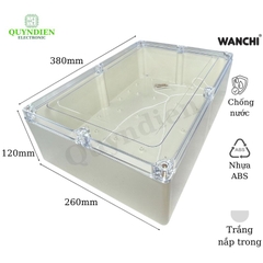 Hộp Nhựa ABS Wanchi 380x260x120mm