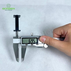Lõi Nhựa Vuông Dài 42mm Quấn Cuộn Cảm Phân Tần Loa - Màu Đen