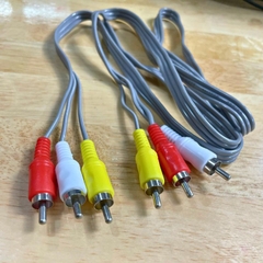 Dây Audio 3.5mm ra 2 đầu RCA (Hoa sen) - Cáp Chuyển Đổi Âm Thanh dài 1.5m
