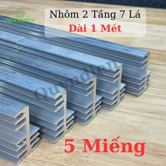 Nhôm Tản Nhiệt 2 Tầng 7 Cánh 1000x44x29mm