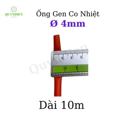 Gen co nhiệt size 4mm màu Đỏ
