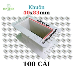 Khuôn nhựa quấn biến áp Fe silic 40x83mm