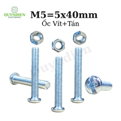 Ốc Vít M5x40mm Có Kèm Tán