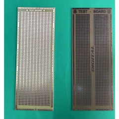 [1 TẤM] Testboard cắm hàn 1 mặt 2 mặt 6.6x16.8cm (Mạch thường) (Board đồng đục lỗ PCB)