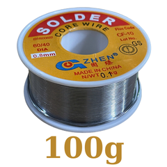 Thiếc hàn chì hàn SOLDER Size 0.8mm 60/40 Cuộn 100g