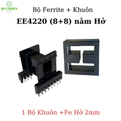 Lõi Biến áp xung EE4220 Vuông Nằm HỞ (8+8)