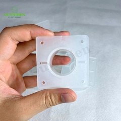Lõi Nhựa Vuông Tròn 55 Quấn Cuộn Cảm Phân Tần Loa - Màu Trắng Trong