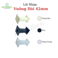 Lõi Nhựa Vuông Dài 42mm Quấn Cuộn Cảm Phân Tần Loa - Màu Đen