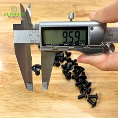 Ốc Vít Đầu Dù Ren Mịn M5=5x10mm Màu Đen - 500 Con