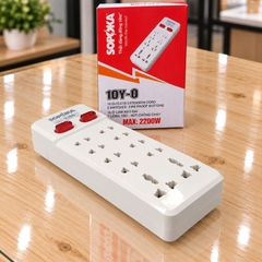 Ổ cắm lõi sứ chống cháy Con tắc 10 cửa 2200W